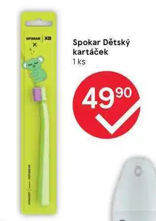 Spokar dětský kartáček 1 ks