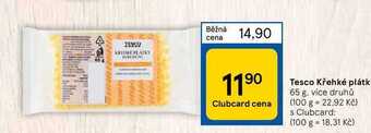 Tesco Tesco křehké plátky 65 g nabídka