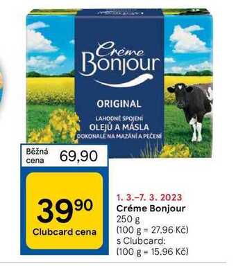 Tesco Créme bonjour 250 g nabídka