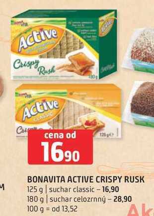 Terno Bonavita active crispy rusk 125 g nabídka