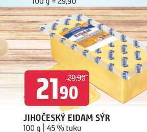 Terno Jihočeský eidam sýr 100 g nabídka