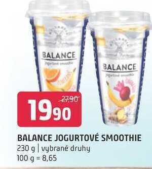 Terno Balance jogurtové smoothie 230 g nabídka