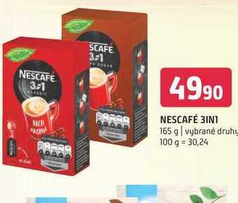 Terno Nescafé 3in1 165 g nabídka