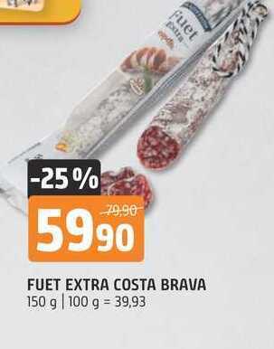 Terno Fuet extra costa brava 150 g nabídka
