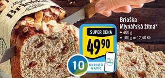 Albert Brioška mlynářská žitná 400 g nabídka