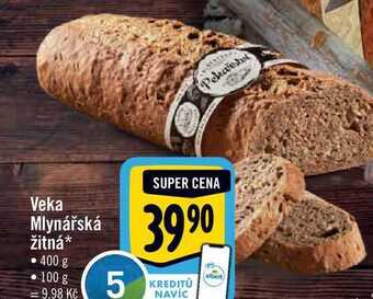 Albert Veka mlynářská žitná 400 g nabídka