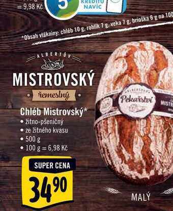 Albert Chléb mistrovský 500 g nabídka