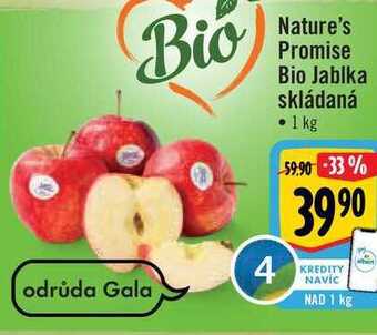 Albert Nature's promise bio jablka skládaná • 1 kg nabídka