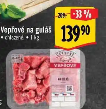 Albert Vepřové  na guláš 1 kg nabídka