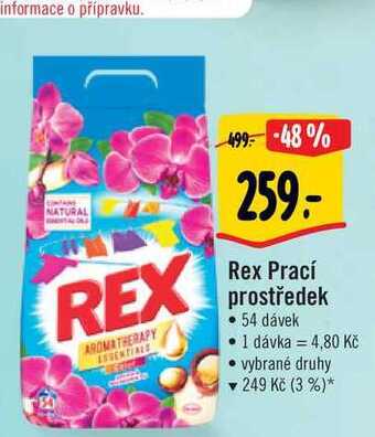 Albert Rex prací prostředek • 54 dávek nabídka