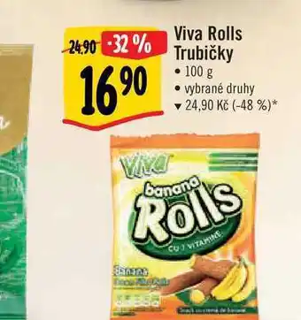 Viva rolls trubičky • 100 g