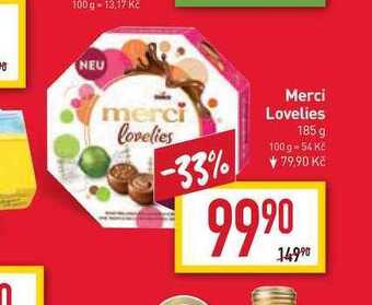 Billa Merci lovelies 185 g nabídka