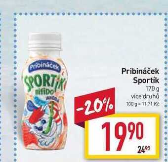 Billa Pribináček sportík 170 g nabídka