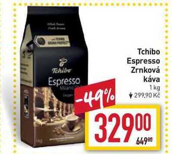 Billa Tchibo espresso zrnková káva 1 kg nabídka