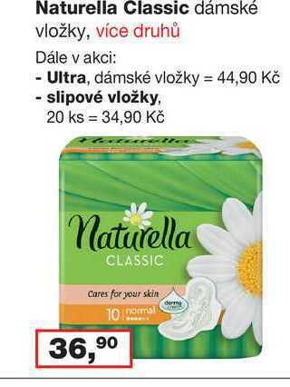 Barvy a laky drogerie Naturella classic dámské vložky, více druhů nabídka