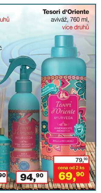 Barvy a laky drogerie Tesori d'oriente aviváž, 760 ml nabídka