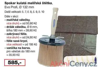 Barvy a laky drogerie Spokar kulatá malířská štětka, evo profi, ø 132 mm nabídka