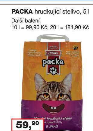 Ráj drogerie Packa hrudkující stelivo, 5 l nabídka