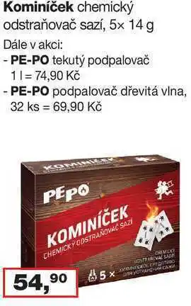 Ráj drogerie Kominíček chemický odstraňovač sazí, 5x 14 g nabídka