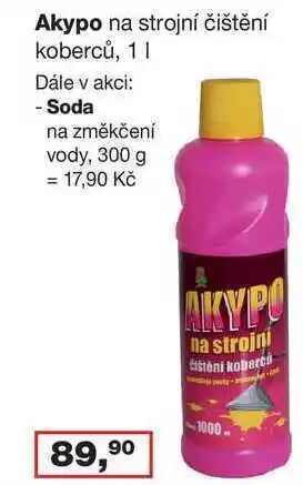 Ráj drogerie Akypo na strojní čištění koberců, 1 l nabídka