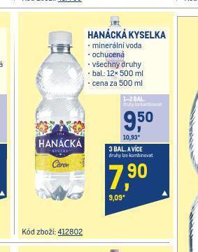 Makro Hanácká kyselka nabídka