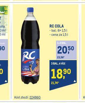 Makro Rc cola nabídka