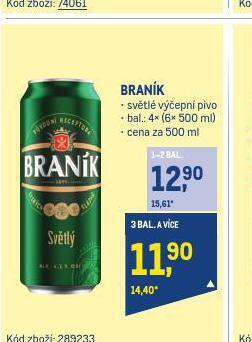 Makro Pivo braník nabídka