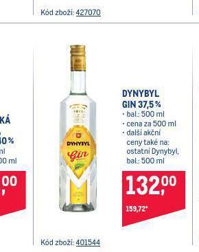 Makro Dynybyl gin 37,5% nabídka