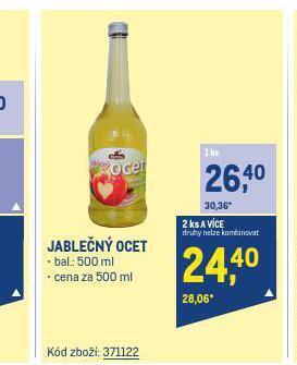 Makro Jablečný ocet nabídka