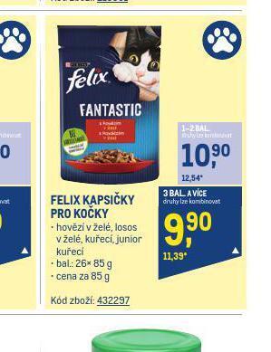 Makro Felix kapsičky pro kočky nabídka