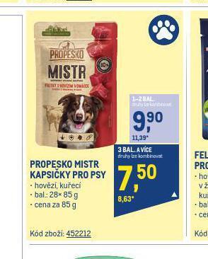 Makro Propesko mistr kapsičky pro psy nabídka