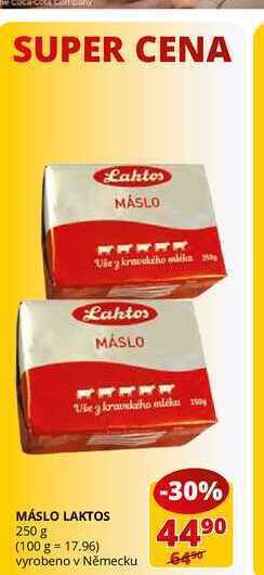 Flop Máslo laktos 250 g nabídka
