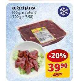 Flop Kuřecí játra 500 g nabídka