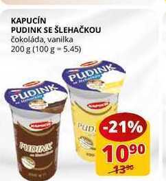 Flop Kapucín pudink se šlehačkou čokoláda, vanilka 200 g nabídka