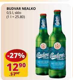 Flop Budvar nealko 0,5l nabídka