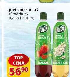 Flop Jupí sirup hustý různé druhy 0,7l nabídka