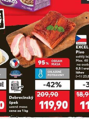Kaufland Debrecínský špek nabídka