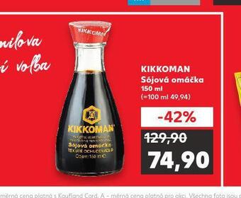 Kaufland Kikkoman sójová omáčka nabídka