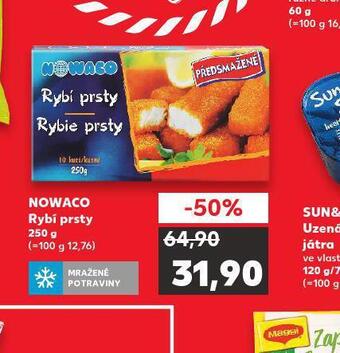Kaufland Nowaco rybí prsty nabídka
