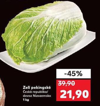 Kaufland Zelí pekingské nabídka