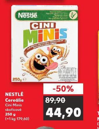 Kaufland Nestlé cereálie nabídka