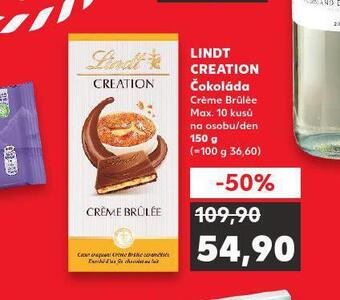 Kaufland Lindt creation čokoláda nabídka