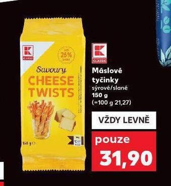 Kaufland Máslové tyčinky nabídka