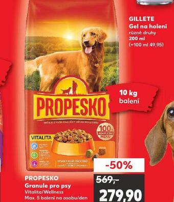 Kaufland Propesko granule pro psy nabídka