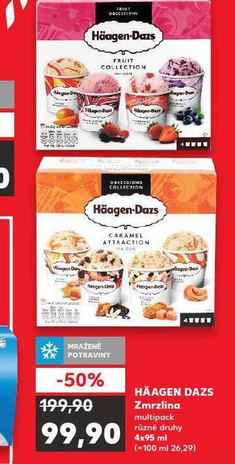 Kaufland Häagen dazs zmrzlina nabídka