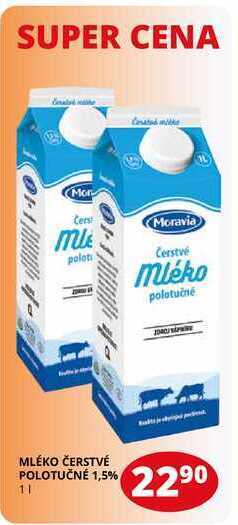 Flop Mléko čerstvé polotučné 1,5% 1l nabídka
