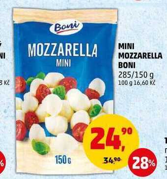 Penny Market Mini mozzarella boni, 285 g nabídka
