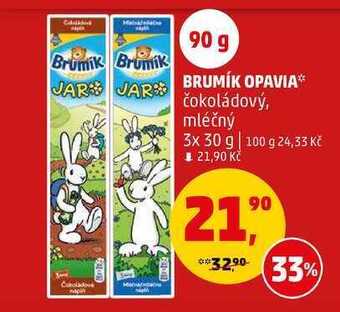 Penny Market Brumík opavia, 3x 30 g nabídka
