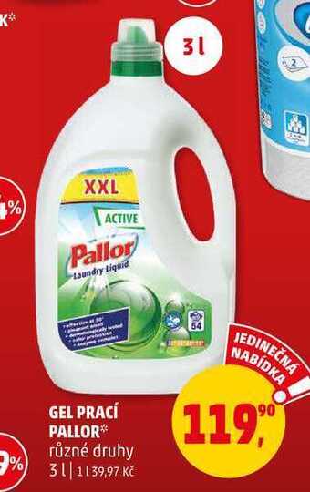 Penny Market Gel prací pallor, 3 l nabídka