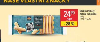 Globus Piškoty italské cukrářské nabídka